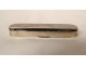 Pyrogenic matchbox penknife file solid silver boar head 19th century
