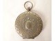 Porte louis d'or pyrogène ancien métal argenté livre monogramme début XXè