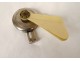 Small pocket fan La Brise silver metal Art Deco 20th century