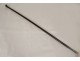 Antique cane with silver-plated metal handle, poodle dog head, wooden shaft, 19th century