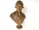 Robespierre bust sculpture after Jean-Antoine Houdon, terracotta, 19th century
