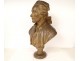 Robespierre bust sculpture after Jean-Antoine Houdon, terracotta, 19th century