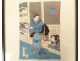 Ukiyo-e print Kunisada Utagawa Toyokuni III Genji-e Japan Oiran 19th century