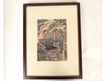 Ukiyo-e print Kunisada Utagawa Toyokuni III Genji-e Japan Oiran 19th century