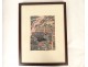 Ukiyo-e print Kunisada Utagawa Toyokuni III Genji-e Japan Oiran 19th century