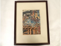 Ukiyo-e print Kunisada Utagawa Toyokuni III Genji-e Japan Oiran 19th century