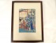 Ukiyo-e print Kunisada Utagawa Toyokuni III Genji-e Japan Oiran 19th century