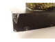Gilded bronze paperweight sculpture of a reclining bear in black marble, 19th century