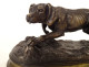 Pierre-Jules Mène bronze sculpture of a pointing hunting dog, 20th century
