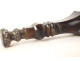 Seal stamp moss agate solid silver boar head 19th century