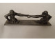 12 pewter knife rests, Art Deco animals, squirrels, monkeys, roosters, 20th century