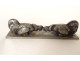 12 pewter knife rests, Art Deco animals, squirrels, monkeys, roosters, 20th century