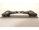 12 pewter knife rests, Art Deco animals, squirrels, monkeys, roosters, 20th century