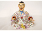 Sculpture magot articulé Chinois porcelaine goût Meissen Ovington Bro's XXè