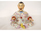 Chinese articulated magot sculpture, Meissen-style porcelain, Ovington Bro&#39;s, 20th century