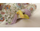 Chinese articulated magot sculpture, Meissen-style porcelain, Ovington Bro&#39;s, 20th century