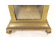 Gothic reliquary shrine, gilded bronze, chapel, rose windows, statues of Saints, 19th century