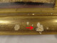 Gothic reliquary shrine, gilded bronze, chapel, rose windows, statues of Saints, 19th century