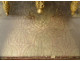 Gothic reliquary shrine, gilded bronze, chapel, rose windows, statues of Saints, 19th century