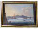 Series 8 Neapolitan gouaches landscapes eruption Vesuvius Fusaro Naples 19th century