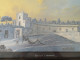 Series 8 Neapolitan gouaches landscapes eruption Vesuvius Fusaro Naples 19th century