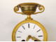 Empire clock gilded bronze winged griffins fountain mascaron fauna cup 19th century