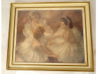HSP tableau John Strevens ballerines jeunes danseuses ballet fillettes XXè