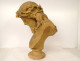 Bust sculpture of Christ crowned with thorns JB. Clésinger terracotta 61cm 19th century