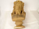 Bust sculpture of Christ crowned with thorns JB. Clésinger terracotta 61cm 19th century