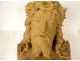 Bust sculpture of Christ crowned with thorns JB. Clésinger terracotta 61cm 19th century