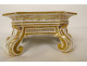 Porcelain support base Paris signed Jacob Petit oiseau butterflies 19th century