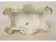 Porcelain support base Paris signed Jacob Petit oiseau butterflies 19th century