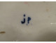 Porcelain support base Paris signed Jacob Petit oiseau butterflies 19th century