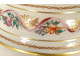 Porcelain soup tureen, Samson Manufacture, Asian bamboo and flower decor, 19th century