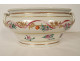 Porcelain soup tureen, Samson Manufacture, Asian bamboo and flower decor, 19th century