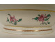 Porcelain soup tureen, Samson Manufacture, Asian bamboo and flower decor, 19th century