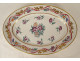 Porcelain soup tureen, Samson Manufacture, Asian bamboo and flower decor, 19th century