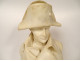 Alabaster sculpture bust of Emperor Napoleon I, bicorne, frock coat, 19th century