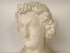 Plaster sculpture head statue Angel Smile Reims Cathedral early 20th century