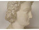 Plaster sculpture head statue Angel Smile Reims Cathedral early 20th century