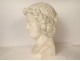 Plaster sculpture head statue Angel Smile Reims Cathedral early 20th century