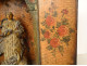 Painted wooden altarpiece sculpture of the Virgin Assumption of Conceicao oratory, 18th century