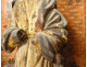 Painted wooden altarpiece sculpture of the Virgin Assumption of Conceicao oratory, 18th century