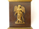 Pair of Empire cassolettes, Medici vases, bronze cherub, Cupid, torch, 19th century