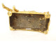 Small clock with gilded bronze gardener watering can column Berthoud Paris 19th