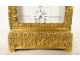 Russian gilt bronze travel officer&#39;s clock Kreitz St Petersburg 19th century