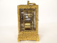 Russian gilt bronze travel officer&#39;s clock Kreitz St Petersburg 19th century