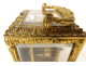 Russian gilt bronze travel officer&#39;s clock Kreitz St Petersburg 19th century