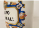 Pharmacy pot apothecary porcelain Paris palm tree snake Sapo Animal 19th century