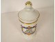 Pharmacy pot apothecary porcelain Paris palm tree snake Sapo Animal 19th century